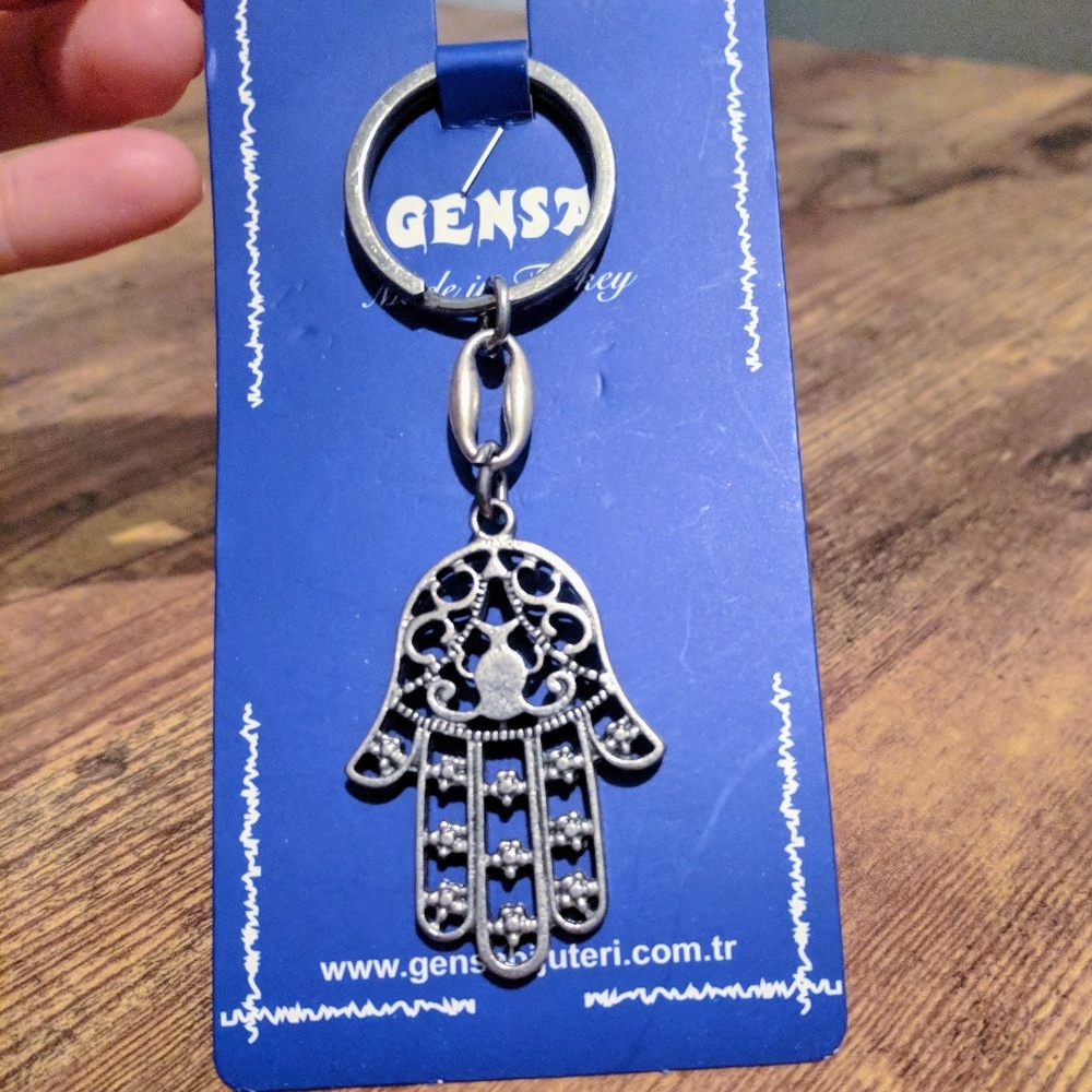 New Hamsa Hand Key Chain